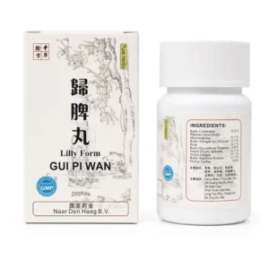 Boite et flacon de Gui Pi Wan