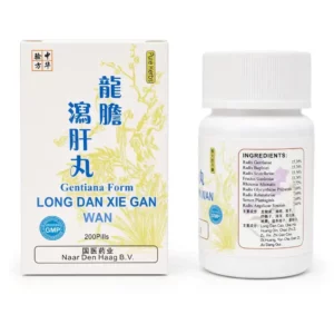 Flacon de pilules Long Dan Xie Gan Wan