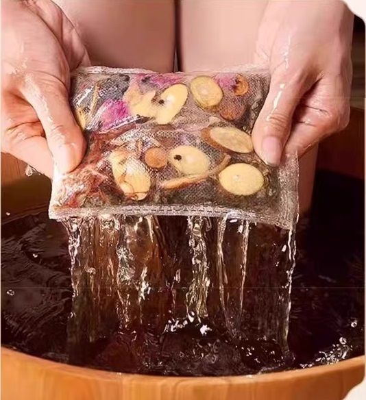 Sachets pour bain de pieds Sachet
