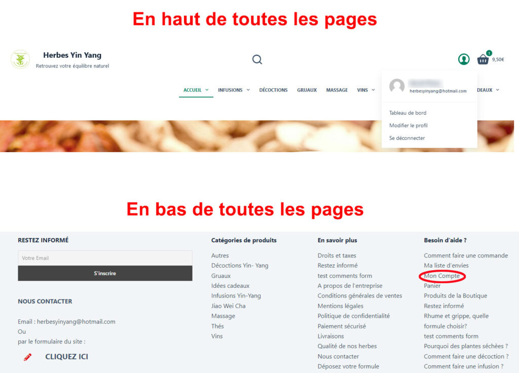 Compte client 