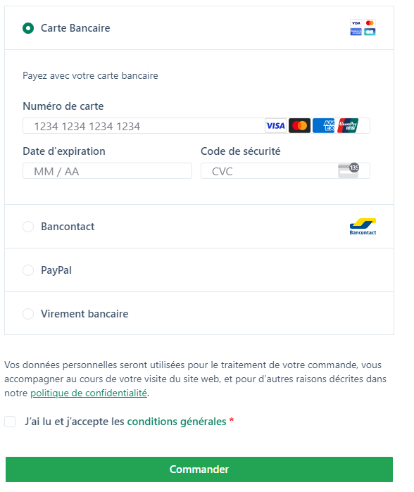 carte bancaire