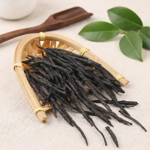 kuding cha Feuilles de Kuding cha dans panière